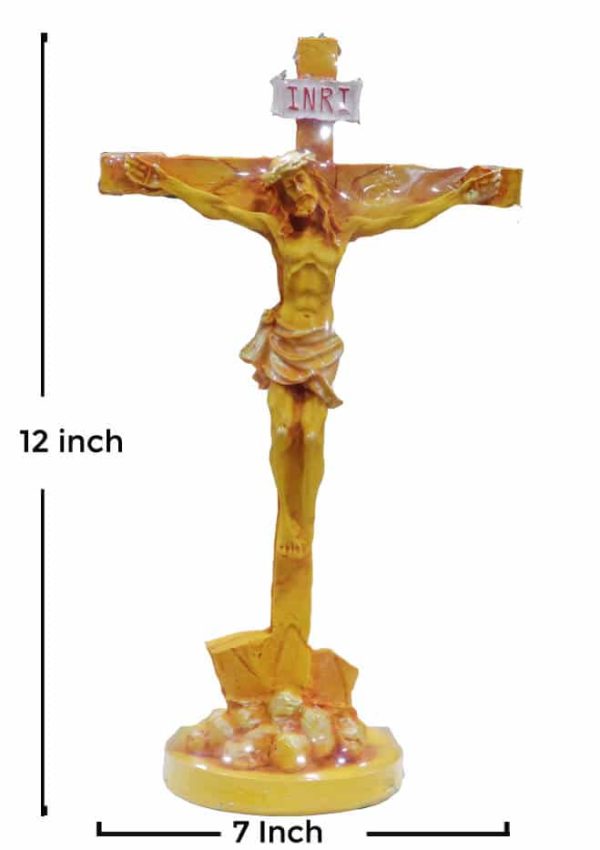 Jesus on Cross- Statue 12 Inch Statue