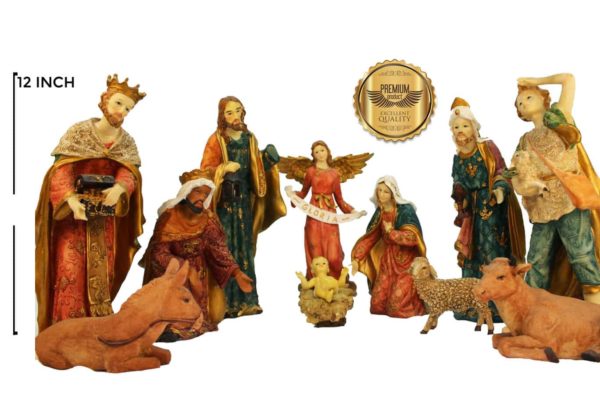 Jesuskart 12 Inch Royal Nativity Set