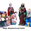 Jesuskart-12-inch-1-Feet-Christmas Nativity Set magi and shepherd