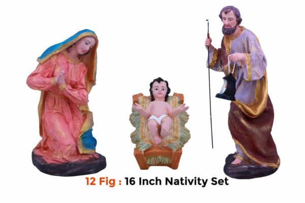 Jesuskart-16-inch-1-Feet-Christmas Nativity Set 12 figs