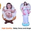 Jesuskart-18-inch-Christmas imported Nativity Set Angel and Baby Jesus