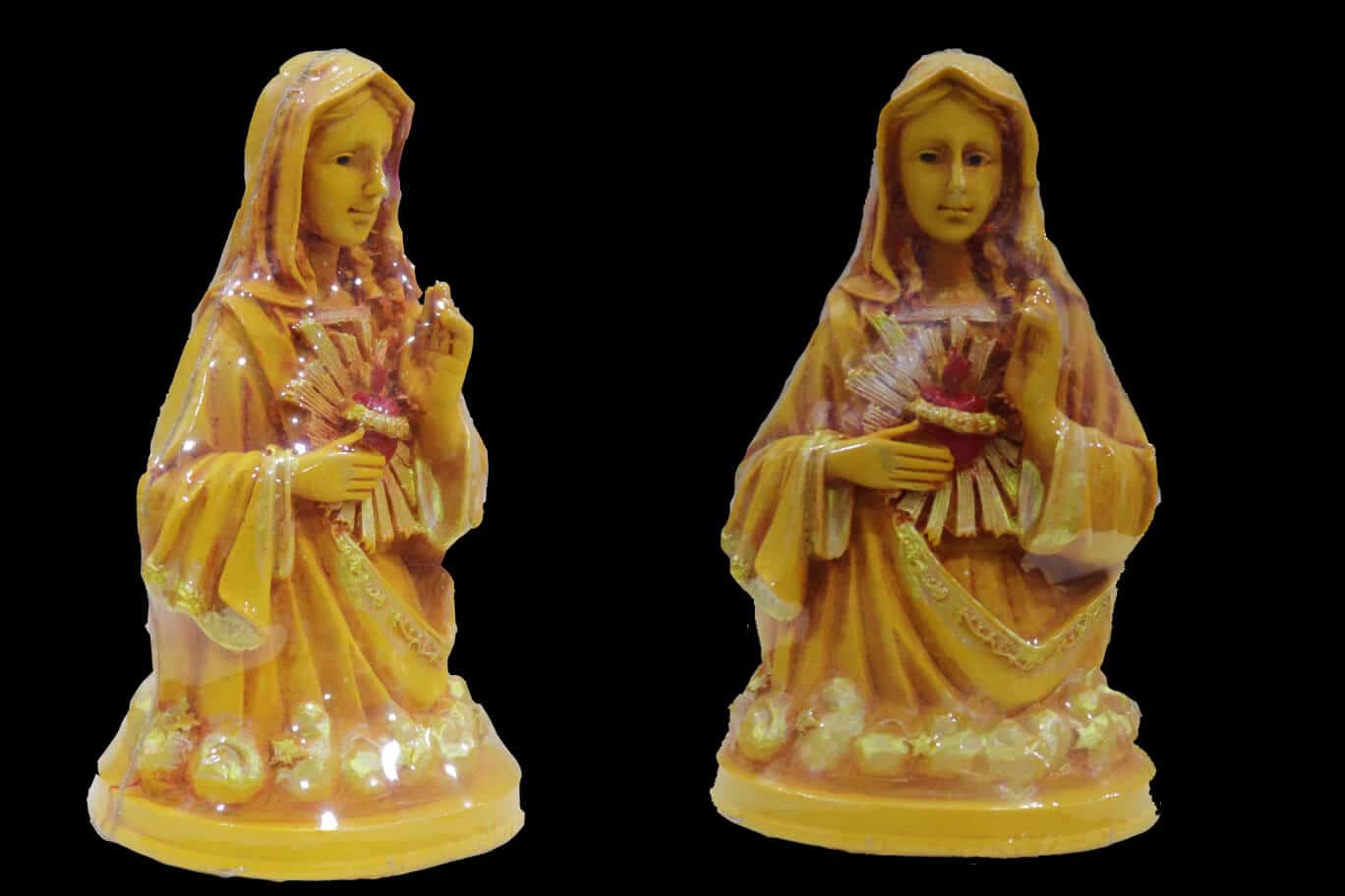 Jesuskart-Aesthetic Sacred Heart of Mary Statue-6.7 inch