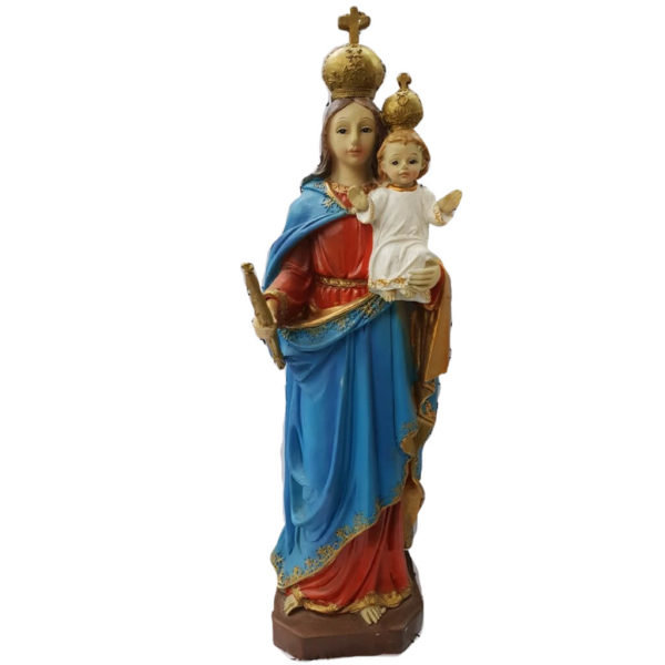Mother Mary-with infant jesus-simple-Queen of Heavens 12 Inch-1 Foot Statue
